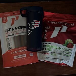 1st Phorm Protein Sticks and Phormula-1 Clear with Shaker Cup